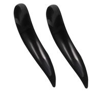 Homoyoyo 2 Pezzi Guasha Pen Corno Naturale per Strumento Portatile per Muscolare e Pressione Punti Chiave su Piedi e Schiena Nero