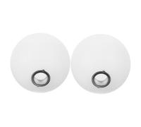 Homoyoyo 2 Pezzi Lampade Sfera Acrilico Paralumi con Foro per Sostituzione Lampade da Tavolo e Piantana Diffusore Luce Morbida Diametro