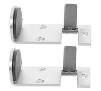 Homoyoyo 2 Pezzi Limitare la Marcia della Porta limitatore della Porta Fermaporta a Pavimento fermaporta per carichi Pesanti Silver