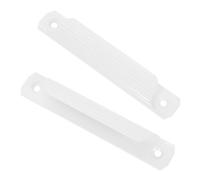 Homoyoyo 2 pezzi Maniglia Scorrevole Alluminio per Armadi e Cassetti Resistente All Usura e Facile da Installare Colore Bianco Ghiaccio