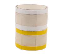 Homoyoyo 2 Pezzi Nail Stamper Clean Sticker Doppia Colore Giallo Bianco Nastro Usa e Getta per Pulizia Unghie Rimuove Residui Stamping Gel per Manicure Igienica e Veloce