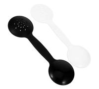 Homoyoyo 2 pezzi Occlusore Oculare Ergonomico in PP Nero e Bianco per Test Vista Resistente e Confortevole Adatto e Adulti Strumento Ottico Portatile per Esame Visivo