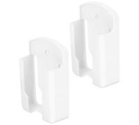 Homoyoyo 2 pezzi Porta Telecomandi da Muro Adesivo Supporto Organizer per Telecomando Tv e Condizionatore Custodia Salvaspazio Resistente e Pratica per Soggiorno e Casa