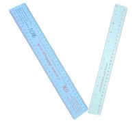 Homoyoyo 2 Pezzi Righello per Argilla in Ceramica con Scala di Restringimento Righello Morbido in Plastica per Modellazione e Misurazioni Precise di Sculture e Lavori in Ceramica