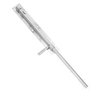 Homoyoyo 2 pezzi Sicuro Chiudiporta Pavimento in Acciaio Inox Spesso Chiavistello Scorrevole Resistente Antintrusione per Porte Interne e Cancelli Esterni per Sicurezza Domestica e Uffici