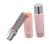 Homoyoyo 2 pezzi Spazzola Rotonda per Capelli Ricci Pettine da Viaggio Portatile con Denti Lisci per Styling Delicato e Cura Quotidiana per Asciugatura e Modellatura Semplice