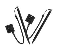 Homoyoyo 2 Pezzi Stilo per schermo resistivo Porta della penna stilo penna sensibile alla pressione Scrivere Stylus Pen penna touch resistiva stilo per scrivere a mano alluminio Nero
