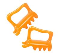 Homoyoyo 2 Pezzi Strumento Dualpush per Schiena e Collo Guasha Manuale per Punti Trigger Tensione Muscolare con Stimolazione Portatile per Autotrattamento