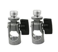 Homoyoyo 2 pezzi Supporto Livella Treppiede in Lega di Alluminio con Adattatore per Doppia Inclinazione Staffa Rotante Resistente per Misurazioni Precise