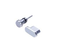 Homoyoyo 2 Pezzi Tappi Antipolvere USB e Jack Cuffie per Honor Plug in Alluminio Resistente con Custodia Trasparente per Protezione Polvere Liquidi e