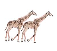 Homoyoyo 2 pezzi Toppe Giraffa Ricamate per Accessori Tessili di Qualità Patch Animali Termoadesive e Cucibili per Giubbotti Magliette e Decorazioni Te