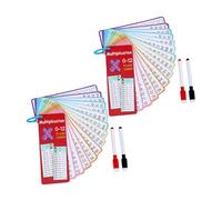 Homoyoyo 2 Set Scheda flash moltiplicazione carte matematica giocattoli matematici per Schede flash moltiplicazione matematica Tabella addizione plastica
