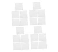 Homoyoyo 20 Fogli Carta di Supporto in Fibra Ceramica Carte da Forno a Microonde Carta da Forno Carta Isolante in Fibra Ceramica Carta per Guarnizioni Carta in Fibra Ceramica Bianca