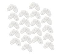 Homoyoyo 20 paia Naselli Occhiali in Silicone Antiscivolo per Montature Plastiche Cuscinetti Naso e Resistenti Migliorano Comfort e Stabilità Senza Segni