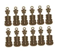 Homoyoyo 20 Pezzi Ciondoli Violino per Creazioni Fai da Te Pendenti Decorativi per Gioielli Accessori per e Collane Design Creativo e Resistente per Progetti