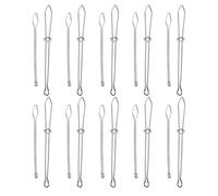 Homoyoyo 20 Pezzi Kit Strumenti Metallico per Infilare Cordoncini con Morsetti Elastici per Cappucci Pantaloni e Tute Attrezzo Ergonomico per Sostituzione e Inserimento Filo Adatto per