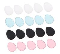 Homoyoyo 20 pezzi Mini Spugnette Makeup Puff per Polvere Puff Doppio Asciutto e Bagnato con Nastro Set Compatto per Applicazione Precisa e Facile Trattamento