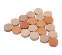 Homoyoyo 20 Pezzi Punte di Ricambio in Pelle per Stecca da Biliardo, Accessori per Montaggio Stecche da Biliardo, Piccole Punte di Sostituzione per Gioco in Sala Giochi