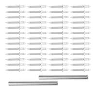 Homoyoyo 200 pezzi Chiodi Doppia Punta per Battiscopa con Manicotti per Fissaggio Senza Kit di Chiodini Doppia Testa per Appendere Cornici e Installazione Professionale