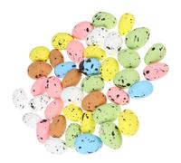 Homoyoyo 200 Pezzi Uova Pasqua in Polistirolo Colorate Miniature per Decorazioni Fai da Te e Riempitivo per Cesti Pasquali Leggere per Hotel e Negozi Accessori Festa Pasqua Colorati