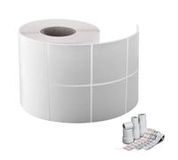 Homoyoyo 2000 pezzi Etichette Termiche Adesive Bianche su Etichette Barcode Stampante Autoadesive per Spedizioni Indirizzi e Gestione Formato per Ufficio e Magazzino