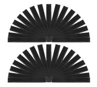 Homoyoyo 200pezzi Protezioni per Pennelli da Trucco Retine di Plastica Elastiche per Pennelli Retine Protettive per Cosmetici Coperture Flessibili da Trucco da Ombretto