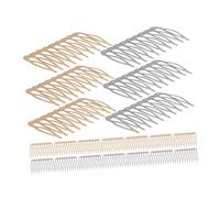 Homoyoyo 20pezzi Forcine Cinesi Per Capelli in Metallo Denti Kit Fai Da Te Per Accessori Da Sposa Fermagli Per Chignon Raccolto Pettini Laterali Per Capelli