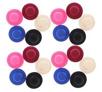Homoyoyo 20pezzi Miniature Doll Hat Accessories di Cappelli per Decorazioni Natalizie e Progetti
