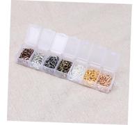 Homoyoyo 210 pezzi Kit Moschettoni in Zinco con Chiusure Rotonde per Gioielli Fai da Te Clip per Collane Bracciali e Accessori Creativi con Scatola Stoccaggio Pratica