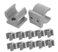 Homoyoyo 24 pezzi Supporti per Sedile Del Elevato U Shaped Clip per Facilitatore per Anziani e Persone con Disabilità Accessorio Commode per