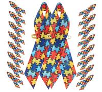 Homoyoyo 25 Impostati Gioielli per spina a nastro perni Spilla Spille di consapevolezza del di puzzle Nastro di consapevolezza del di puzzle ferro da stiro