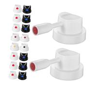 Homoyoyo 26 Pezzi Spray Paint Nozzle Caps in Colors Plastic Sprayer Tips with Hand Twist Control for Precise Graffiti DIY Auto Repair And Home Maintenance