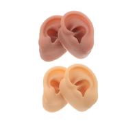 Homoyoyo 2paio Di Orecchio in Silicone Di Anatomia Dell'orecchio Per Esercitarsi Piercing Espositore Per Orecchini Finti