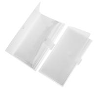 Homoyoyo 2pezzi Album Porta Biglietti Trasparente Raccoglitore Riempibile Per Ticket Con Chiusura Snaps Ottimo Per Viaggi e Occasioni Speciali Design Elegante e Pratico