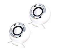 Homoyoyo 2pezzi Altoparlanti USB Compatti con Alta Volume e Design Elegante per Computer e Smartphone Casse Acustiche per Ufficio e Casa con qualità Audio Superiore