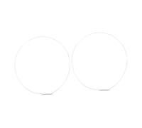 Homoyoyo 2pezzi Anelli Di Fissaggio Per Oblò Lavatrice in Acciaio Resistente Guarnizione Porta Frontale Perdite d Acqua Anelli Di Supporto e Serraggio Sostitutivi Per Lavatrici Carica Front