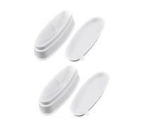 Homoyoyo 2pezzi Astuccio Per Nail Art Vassoio Resistente Per Polvere Da Immersione e Glitter Accessorio Pratico Per Raccolta Di Polvere e Applicazione Professionale