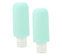 Homoyoyo 2pezzi Bottiglie Viaggio Silicone Contenitori Per Shampoo e Lozione Impermeabili Adatti Per Cosmetici e Toeletta