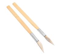 Homoyoyo 2pezzi Brunitoio in Agata Naturale con Manico Strumento per Brunitura e Lucidatura Gioielli Adatto per Argento e Oro Materiale Agata e bambù Design Ergonomico e Comodo