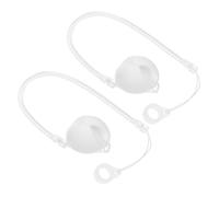 Homoyoyo 2pezzi Catena Fissa Per Penne Portapenne Antimanomissione in Silicone Organizer Per Penne Sicuro Furto Resistente Per Ufficio Banca Reception Espositore