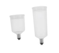 Homoyoyo 2pezzi Contenitori per Vernice Aerografo Smontabili Bottiglie per Pigmenti Aerografo Pratico per Nail Art e Decorazioni Leggeri e Portatili