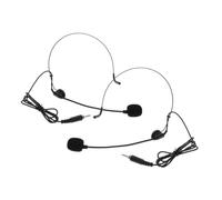 Homoyoyo 2pezzi Cuffie Microfono Headset Per Cantanti e Presentazioni Design Leggero e Comodo Compatibile Con Dispositivi Per Performer e Relatori