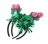 Homoyoyo 2pezzi Fascia Per Capelli Forma Di Cactus Da Fascia Per Capelli Per Feste Per Compleanni Decorazione Motivi Cactus Colorati Per Cosplay e Feste Tema Desertico