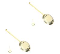 Homoyoyo 2pezzi Metal Clock Pendulum Replacement Accessorio per Orologi da Parete con Pendolo Metallo per Riparazioni e Casa o Ufficio
