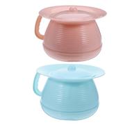 Homoyoyo 2pezzi Orinatoio Per Ragazzo Ragazza Portatile Con Coperchio Ermetico Leggero e Robusto Adatto Per Viaggi Campeggio e Emergenze Facile Da Pulire