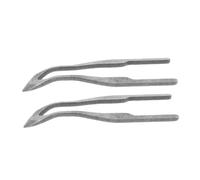 Homoyoyo 2pezzi Punte per Pirografo Professionale Kit per Pirografia Punte Filo Riscaldamento per Incisione su Legno Accessori per Pirografia