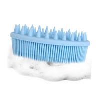 Homoyoyo 2pezzi Spazzola Massaggiante per Ragazza in Silicone per Bagnetto del Ragazza Facile da Usare Shampoo o Bagnoschiuma Resistent Acqua Usura