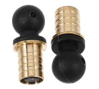 Homoyoyo 2pezzi Tappi Per Bottiglie Vino Forma Riutilizzabili Pompa Per Conservare La Delle Bevande Realizzati in Ottone