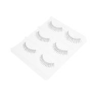Homoyoyo 3 Paia Handmade Natural Looking False Eyelashes With Transparent Band Thick And Defined Individual Lash Extensions For Women Eye Makeup For Daily Wear And Special Occasions