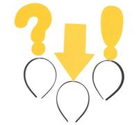 Homoyoyo 3 Pezzi Cerchietti Divertenti Interrogativo Accessori per Compleanno e Natale per Festive e Coinvolgenti